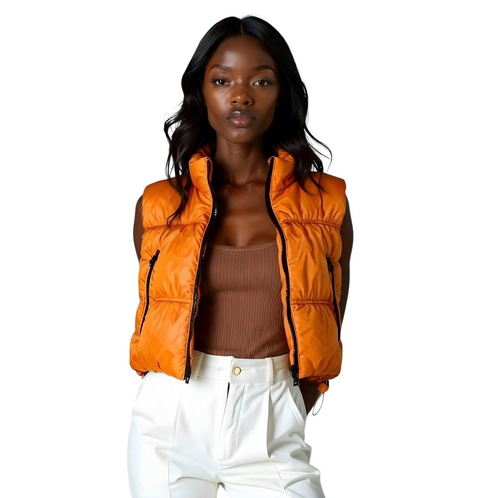 Wild Fable - Orange Puffer Vest - Women’s Size: XXS - NWT